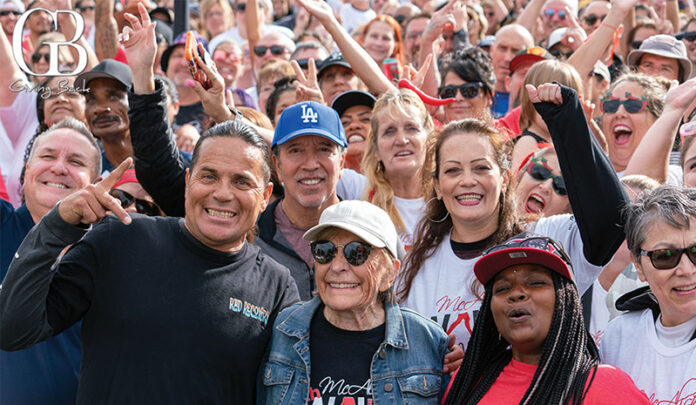 Jeanne McAlister leads the way at The Walk For Sobriety