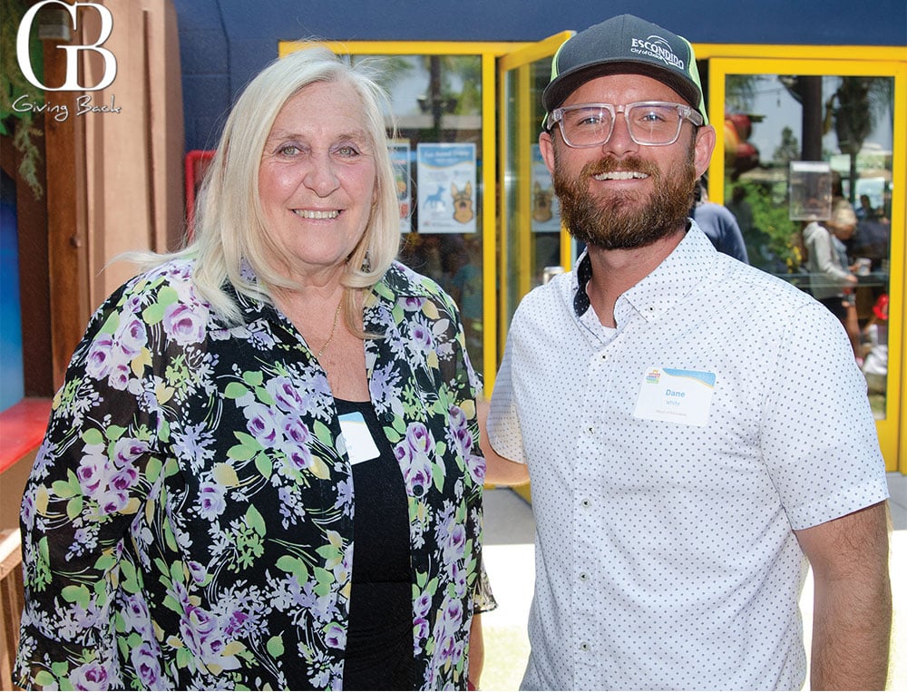 Leila-Sackfield-and-Mayor-Escondido-Dane-White - GB Magazine Leila Sackfield and Mayor Escondido Dane White