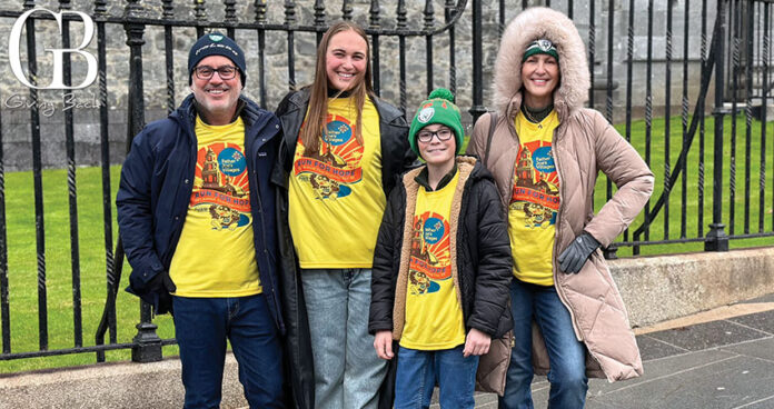 The Benedetto Family joining the race virtually from Ireland