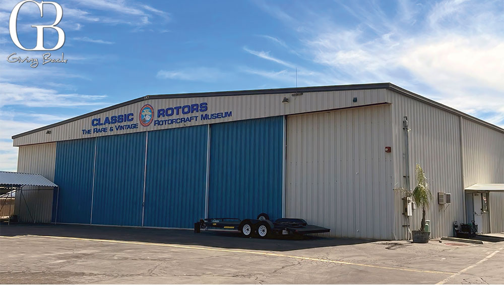 Classic Rotors is housed within a hangar next to Ramona Airport