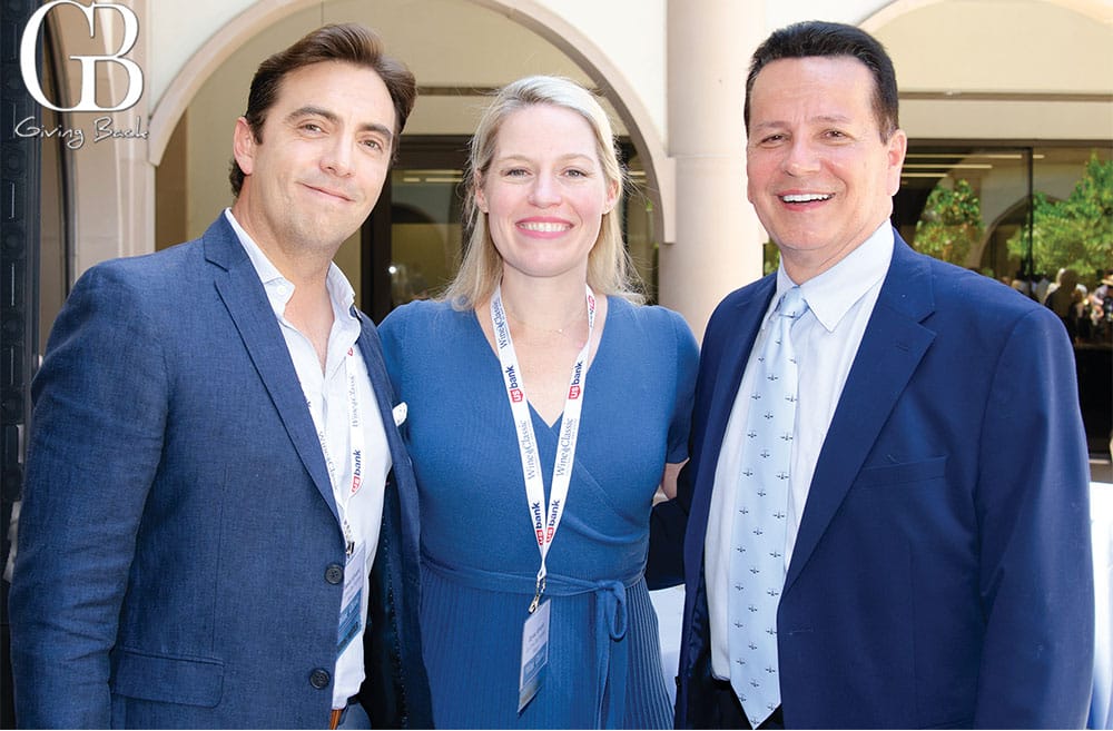 Daniel and Jayna Alvarez with Craig Barcas