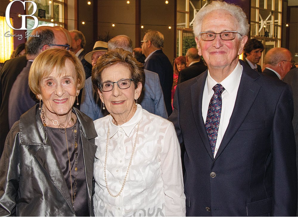 Giselle Stevens with Barbara and Norman Rozansky