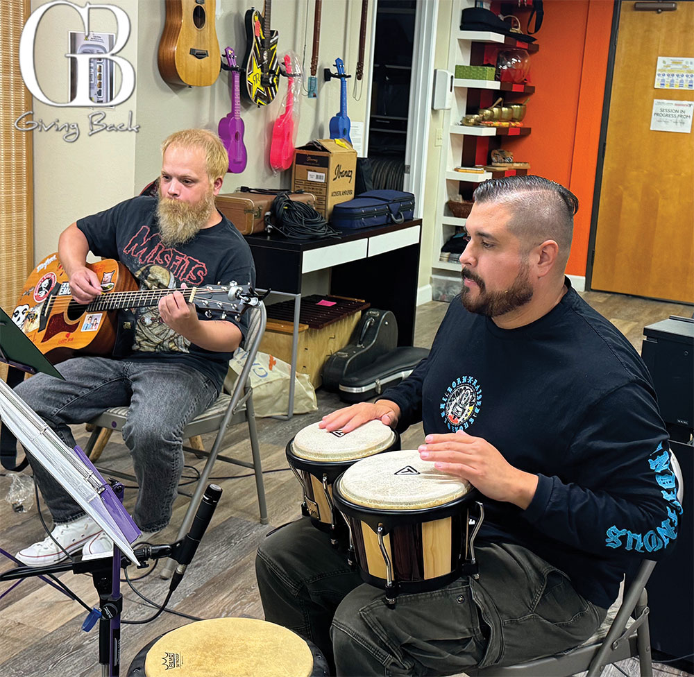 Group drumming sessions support emotional regulation stress relief and social connection