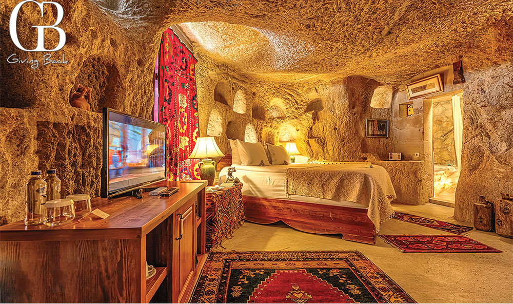 Güvercinlik Cave Room at the Museum Hotel