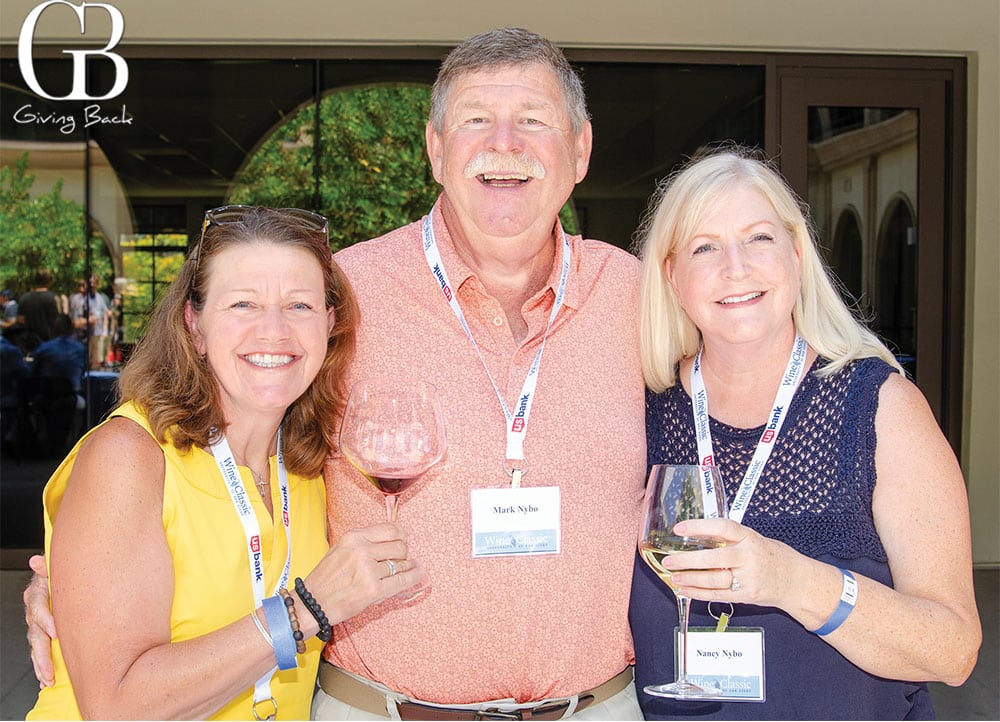 Margot Greicar with Mark and Nancy Nybo