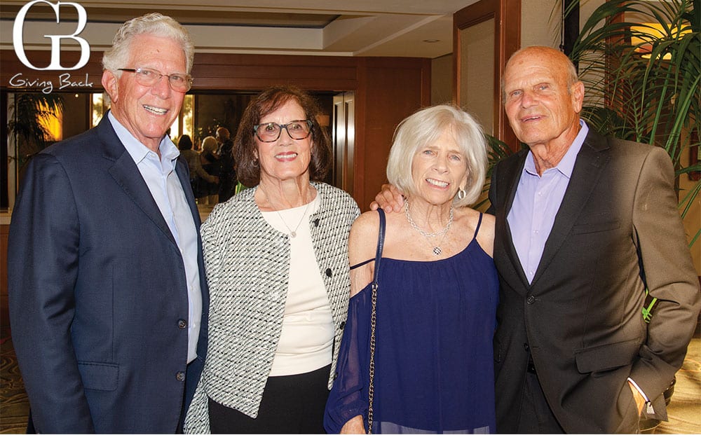 Marty and Lois Ehrlich with Ricki and Hal Bloch