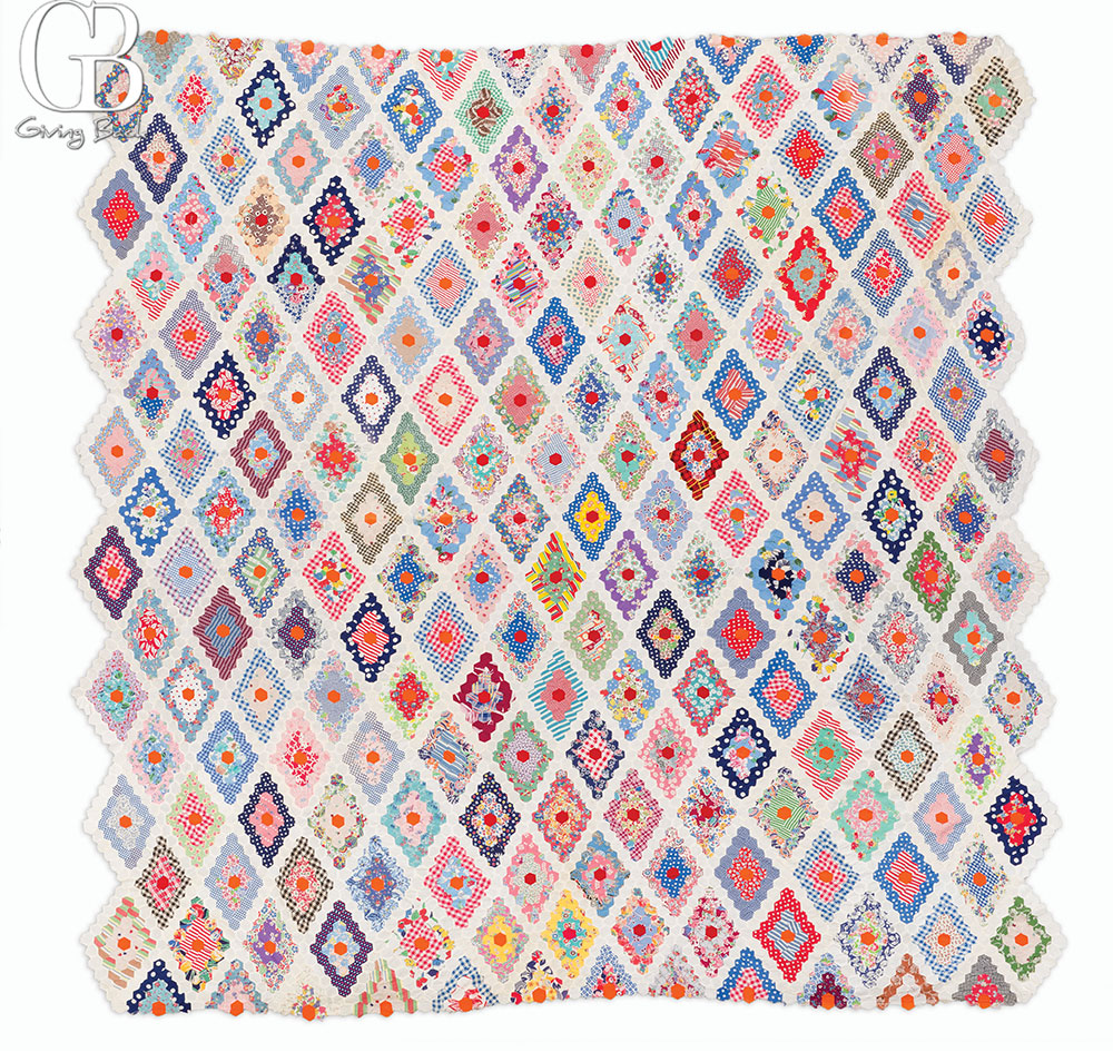 Restitched Feed Sacks in Mid Twentieth Century Quilts