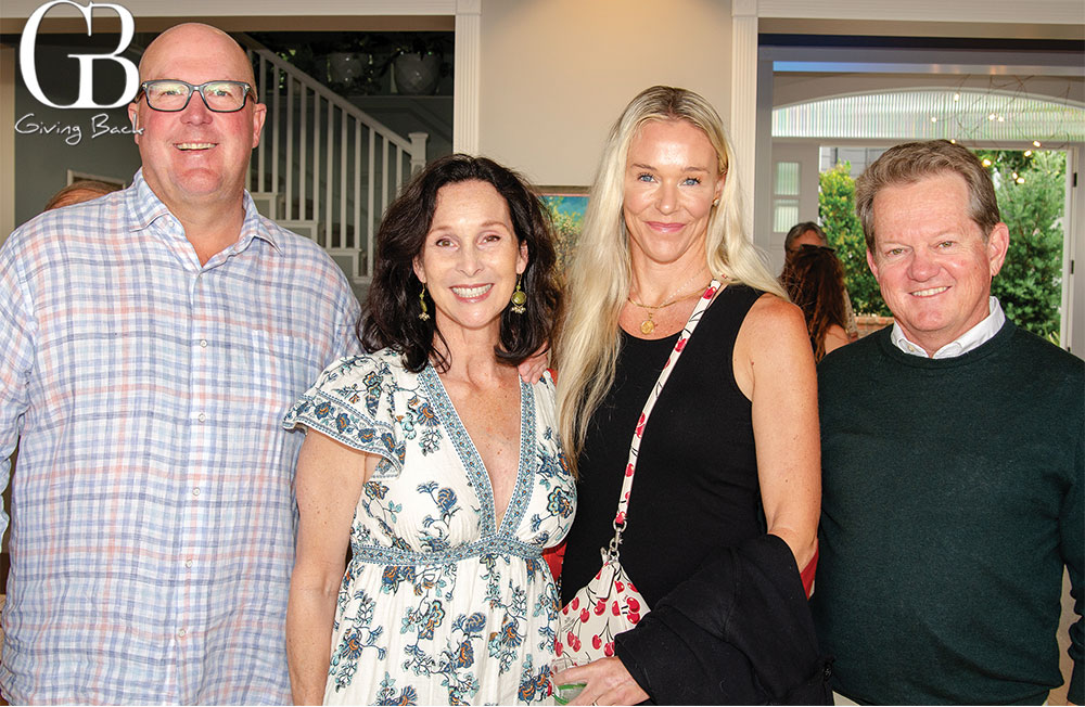 Roger and Tara Carlson with Kristen and David Walker
