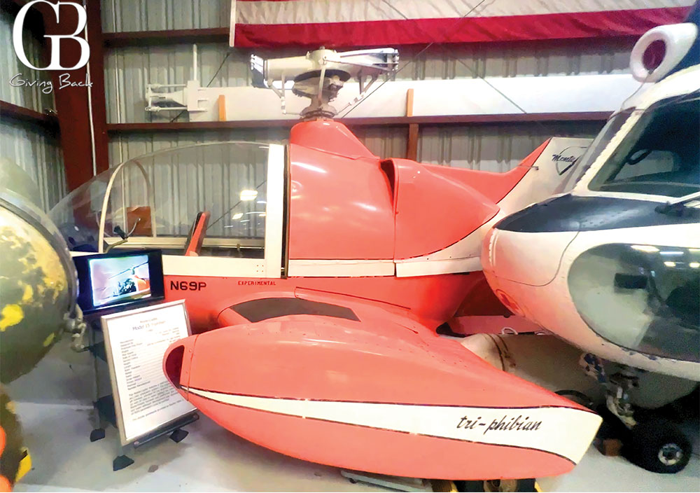 Tucked away in a corner of the Museum is the only Monte Copter in the known world