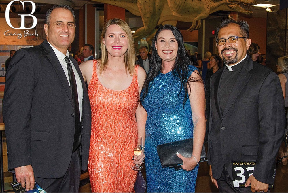 Andrew-and-Amy-Balelo-Jennifer-Navarra-with-Father-Joe - GB Magazine Andrew and Amy Balelo Jennifer Navarra with Father Joe