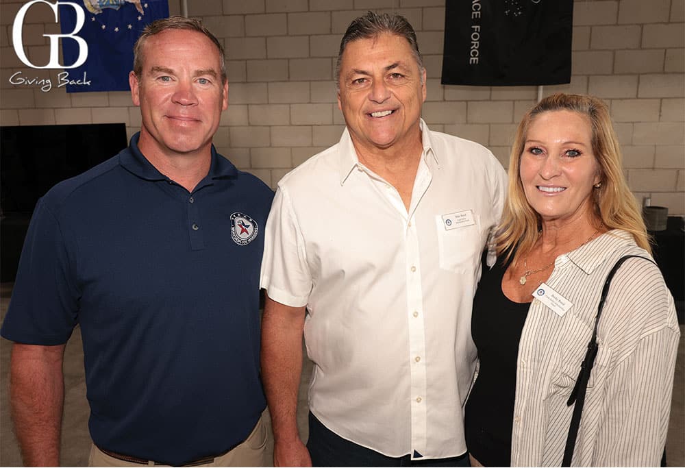 Boe Nankivel with Mike and Becky Bond