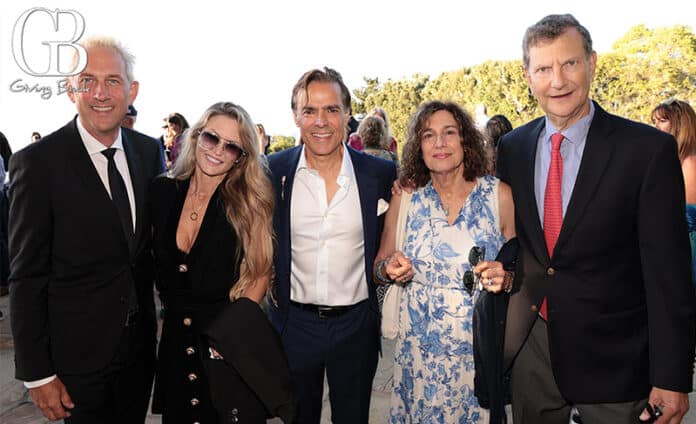 Don and Kirsten Hansen, Vahid Moradi with Rachel and Robert Perlmutter