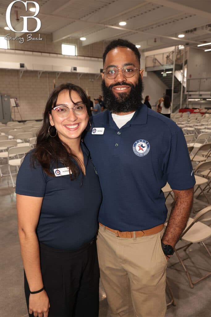 Iris Wilkins and John Burgos