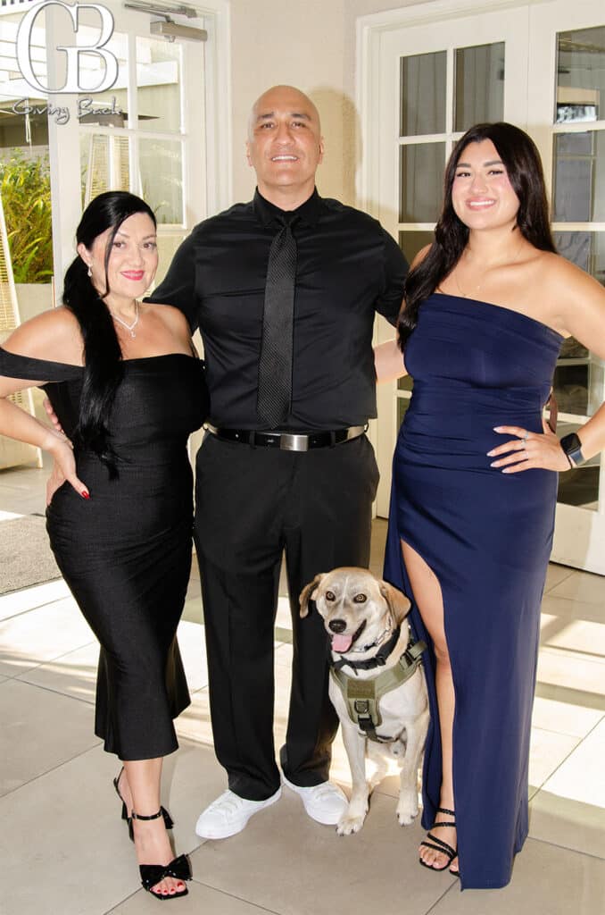 Rosie-Edgar-and-Carissa-Rodriguez-with-Bandit - GB Magazine Rosie Edgar and Carissa Rodriguez with Bandit