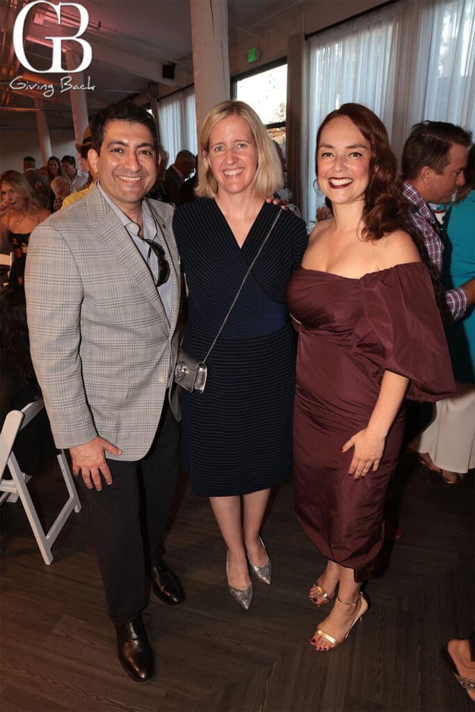Amir-Zarrinpar-and-Liza-Brann-with-Elsa-Morales-Roth - GB Magazine Amir Zarrinpar and Liza Brann with Elsa Morales Roth