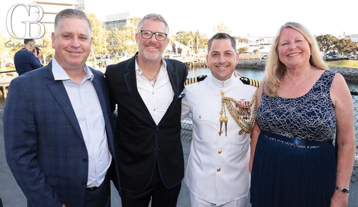 Jason Bowser, Todd Tibbits, Capt. Ladislao Montero and Nancy Rohland