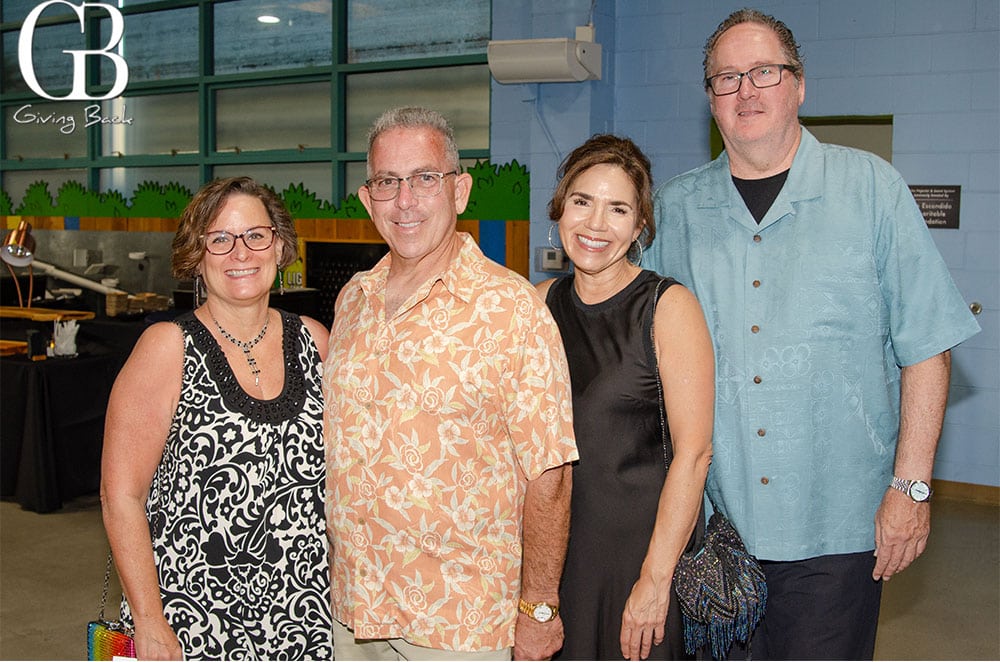 Marcelle and Adam Rossman with Belinda and Lyle Beggs