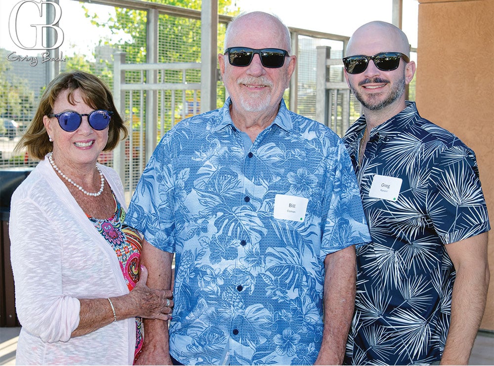 Anne and William Coman with Greg Raneiri