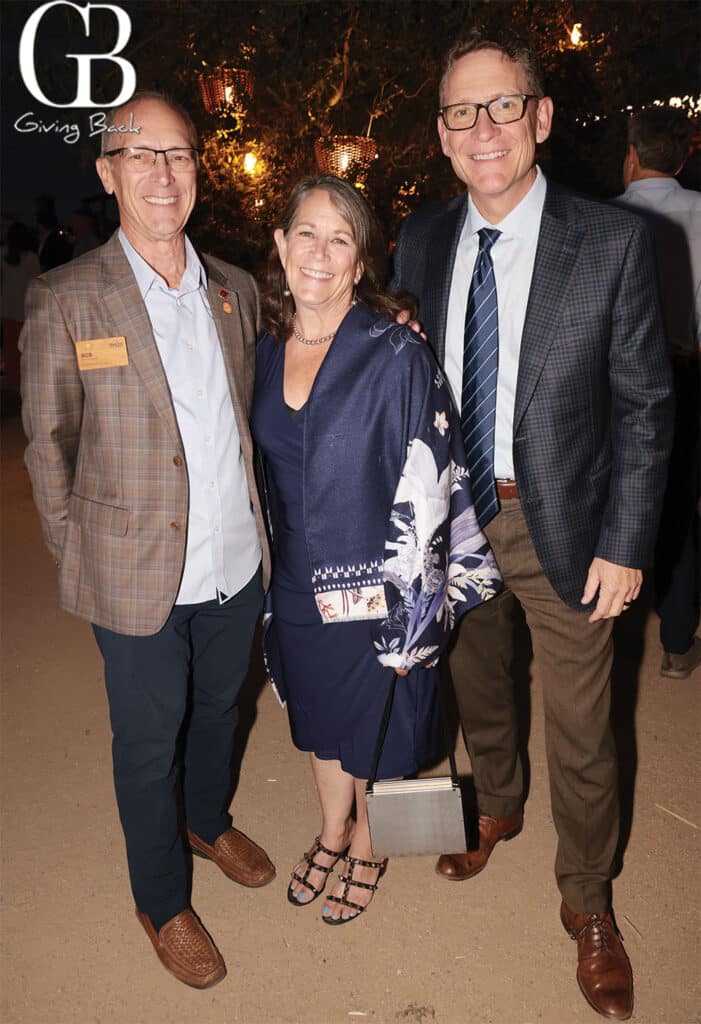 Bob Kamensky with Nancy and Chris Kane
