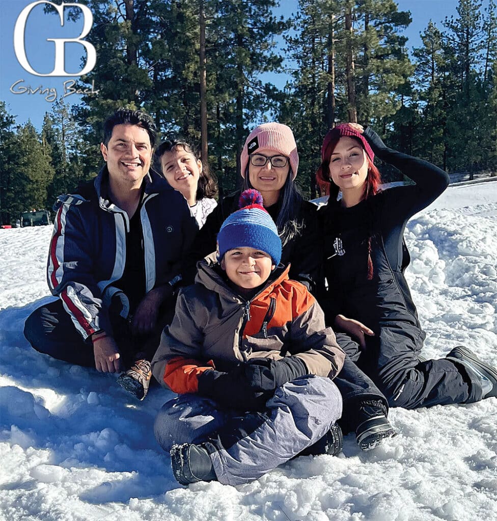 Celene and her family