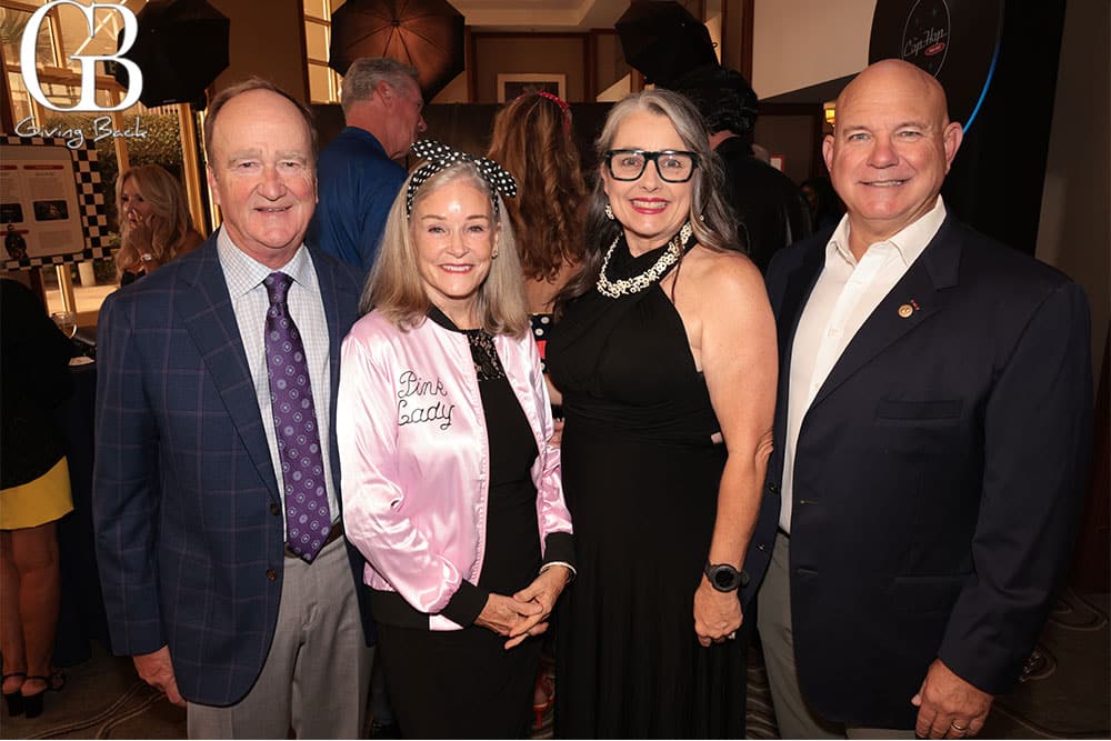 Eric and Alison Figi with Rebecca and Charles Hartford