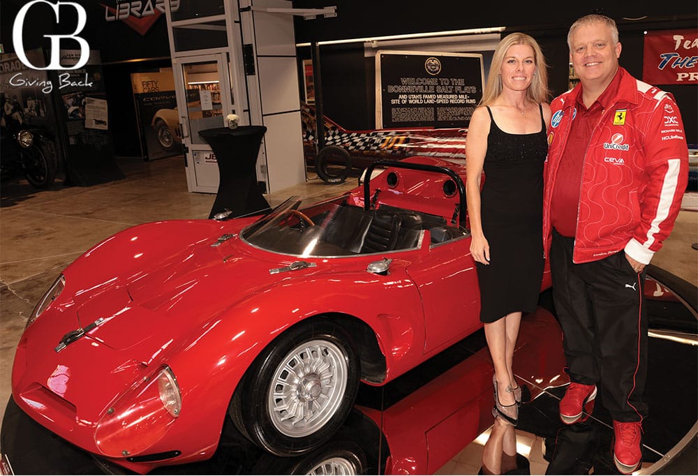 Falon-and-Lenny-Leszczynski-with-a-1966-Bizzarrini - GB Magazine Falon and Lenny Leszczynski with a 1966 Bizzarrini