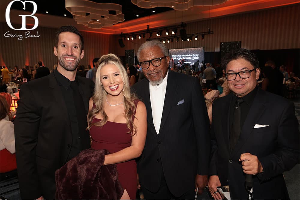 Jordan and Jenn Wagner with Jerome Robinson and Gil Anthony
