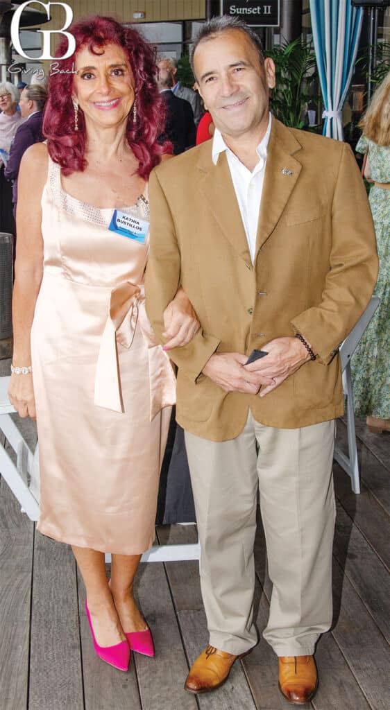 Kathia Bustillos and Mauricio Rojas