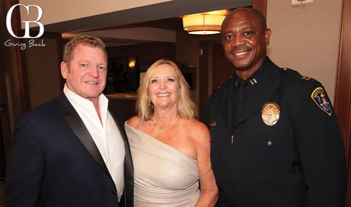 Ken and Rina Nordholm with Captain Anthony Dupree