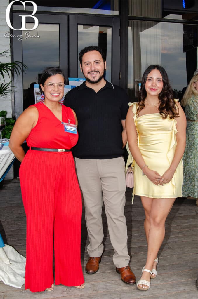 Lorena Gurule Montes with Chris and Gisele Vaca