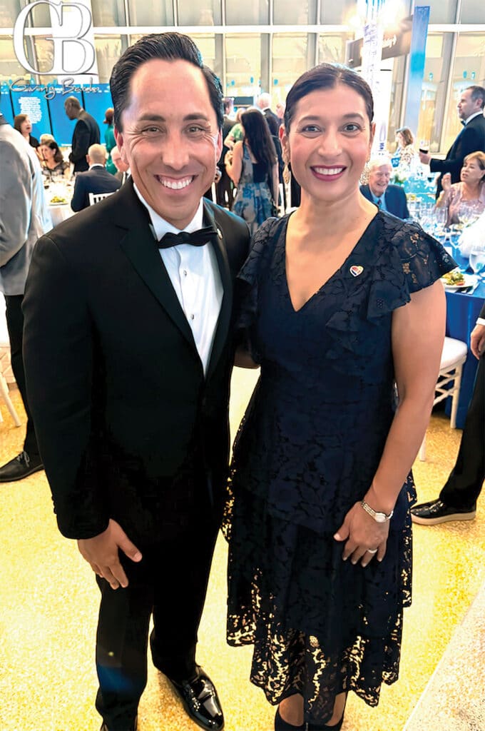 Mayor Todd Gloria and Laura Nieto at the opening of the new T1