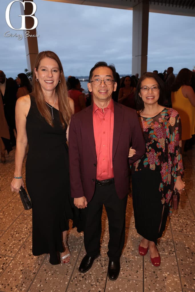 Michelle-Higginson-with-William-and-Angela-Tseng - GB Magazine Michelle Higginson with William and Angela Tseng