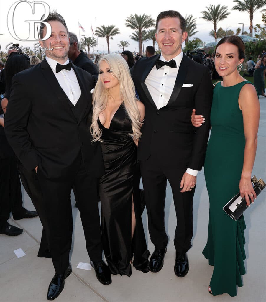 Nicholas and Tasha Kusnezov with Kristopher and Jill Downing