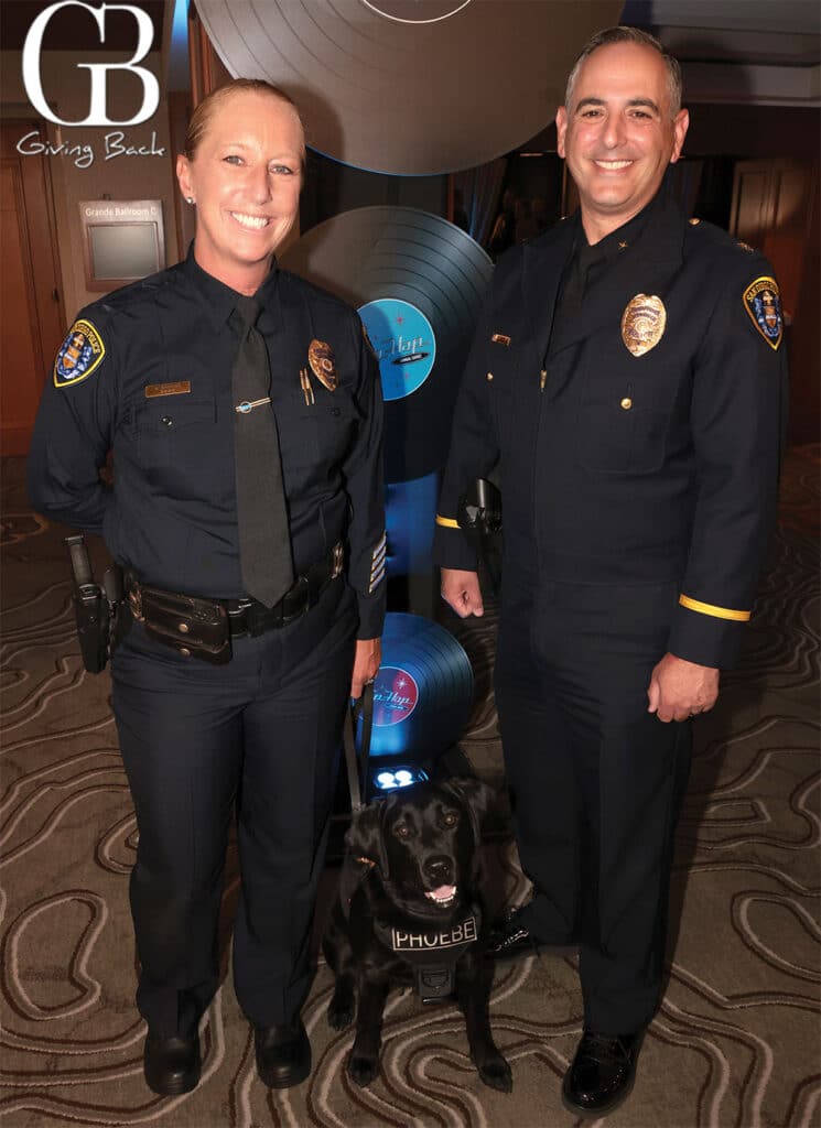 Officer Amber Banning Canine Phoebe Zorra and Commander Adam Sharki