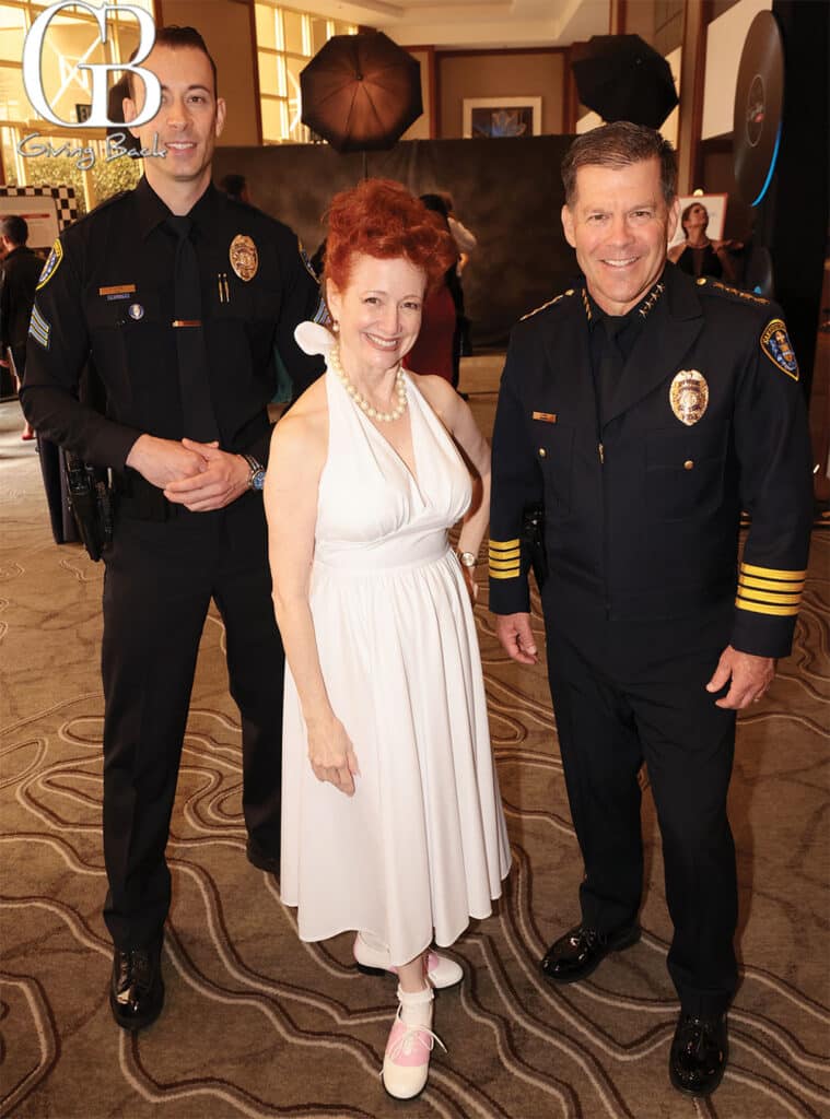 Sergeant Patrick Harvey Sara Napoli and Chief of Police Scott Wahl