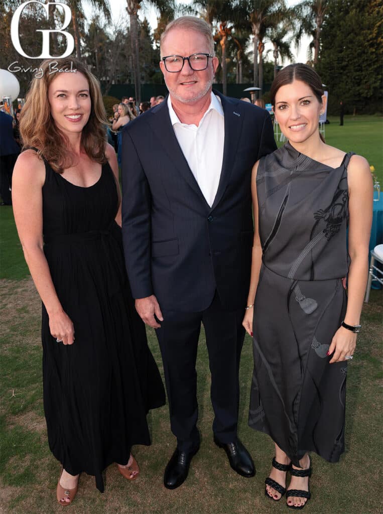 Ali Snell with Ben and Abby Gordon