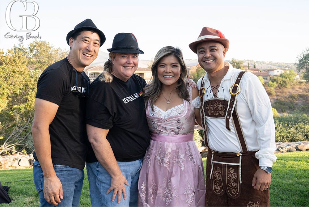 Andy and Sara Tseng with Theresa and Olan Manalang