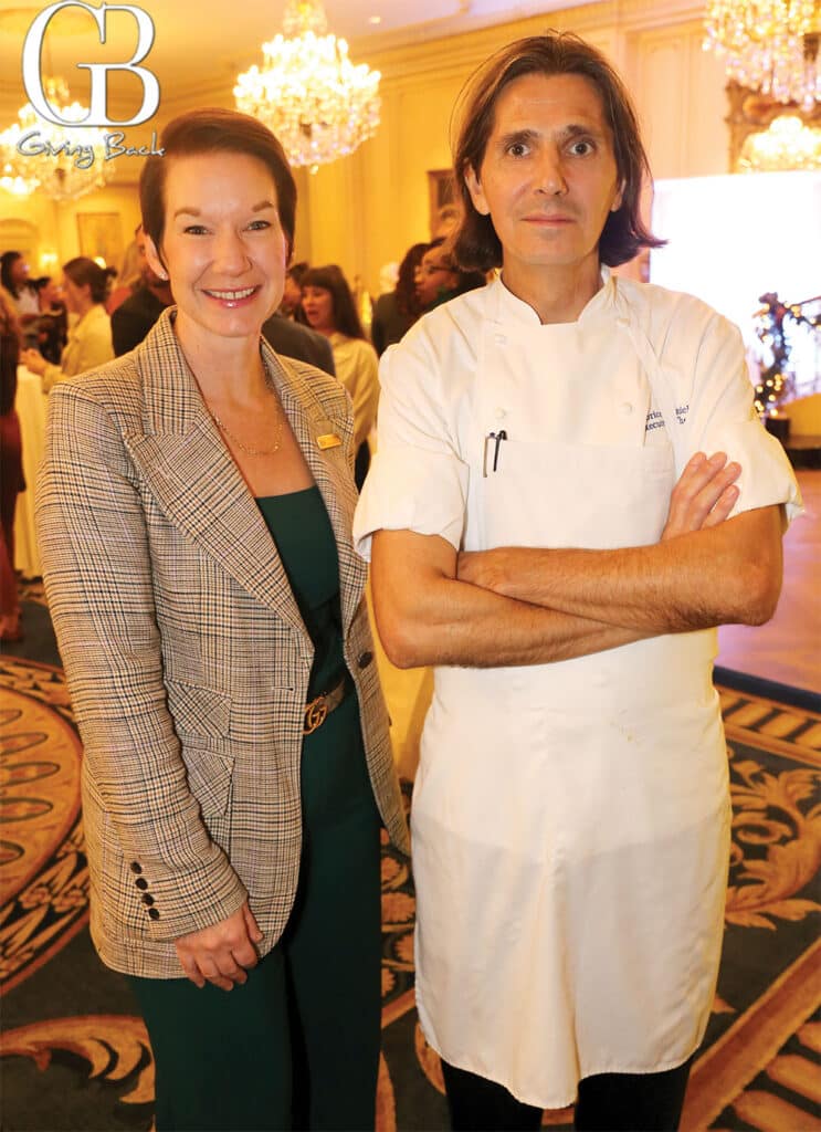 Annie-Fitzgerald-and-Chef-Fabrice-Hardel - GB Magazine Annie Fitzgerald and Chef Fabrice Hardel