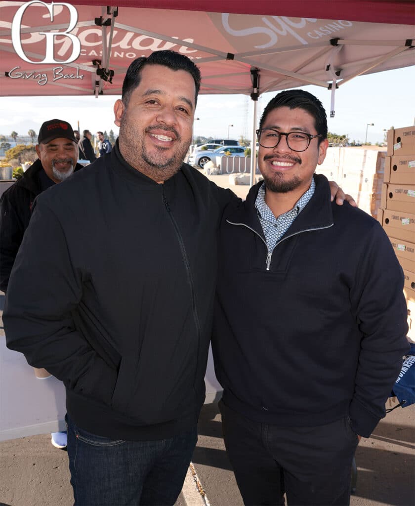 Estevan Hernandez and Christopher Lajuj