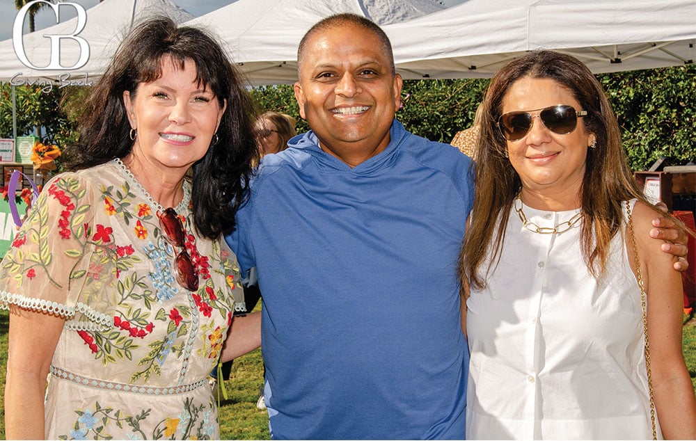 Juli Moran with Gaurav and Hiral Shah