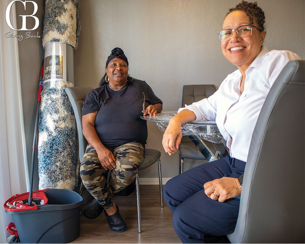 Major-Amy-Reardon-helps-a-new-resident-move-in-to-Door-of-Hope - GB Magazine Major Amy Reardon helps a new resident move in to Door of Hope