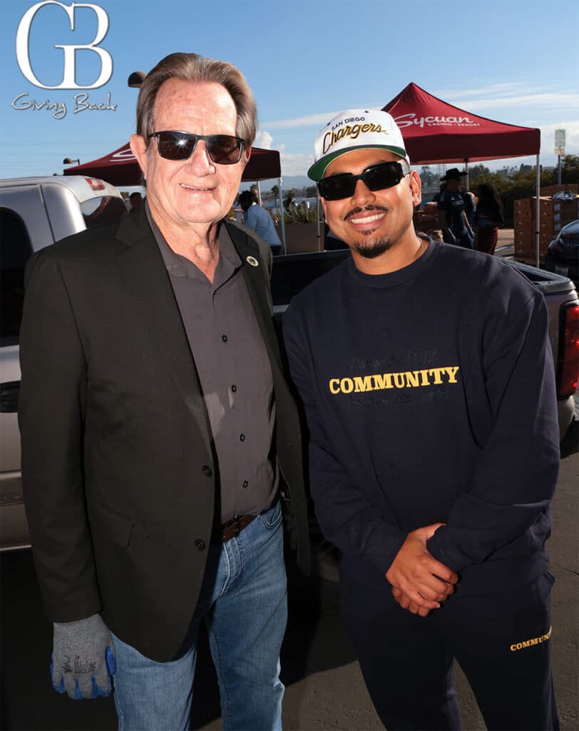 Mayor Ron Morrison and Nathan LaBrake