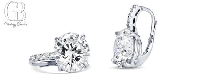 Platinum 8.10ctw Round Brilliant Diamond Drop Earrings