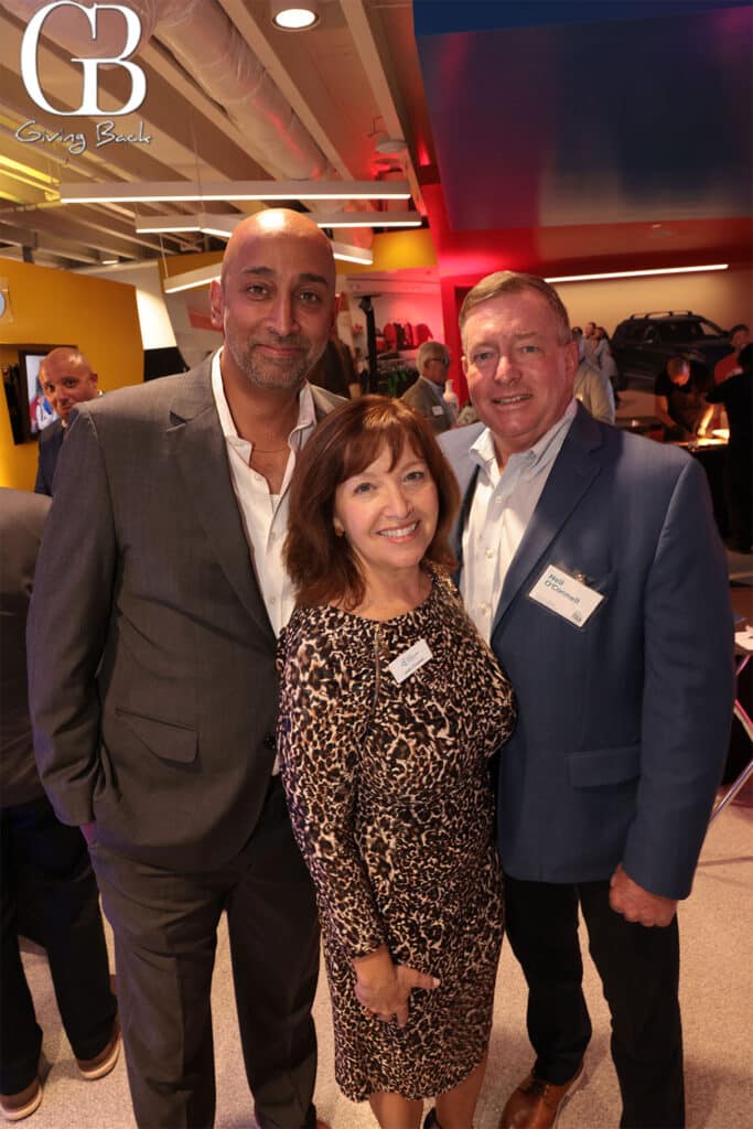 Siddharta-Vivek-with-Linda-and-Neil-OConnell - GB Magazine Siddharta Vivek with Linda and Neil OConnell