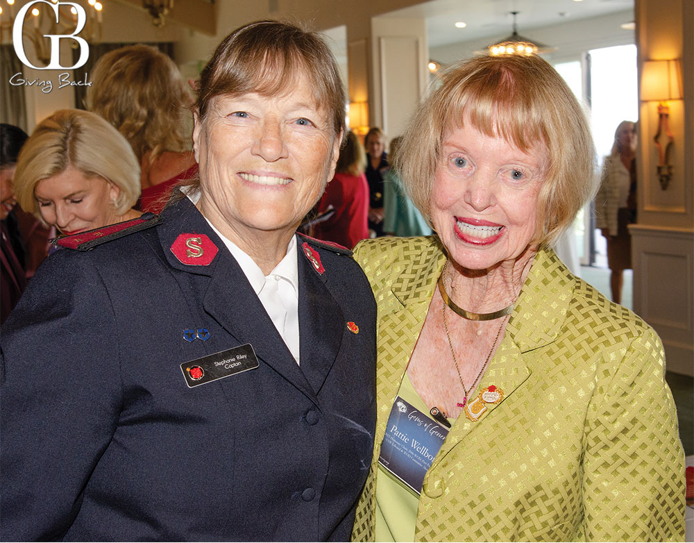 Captain Stephanie Riley and Patti Welburn