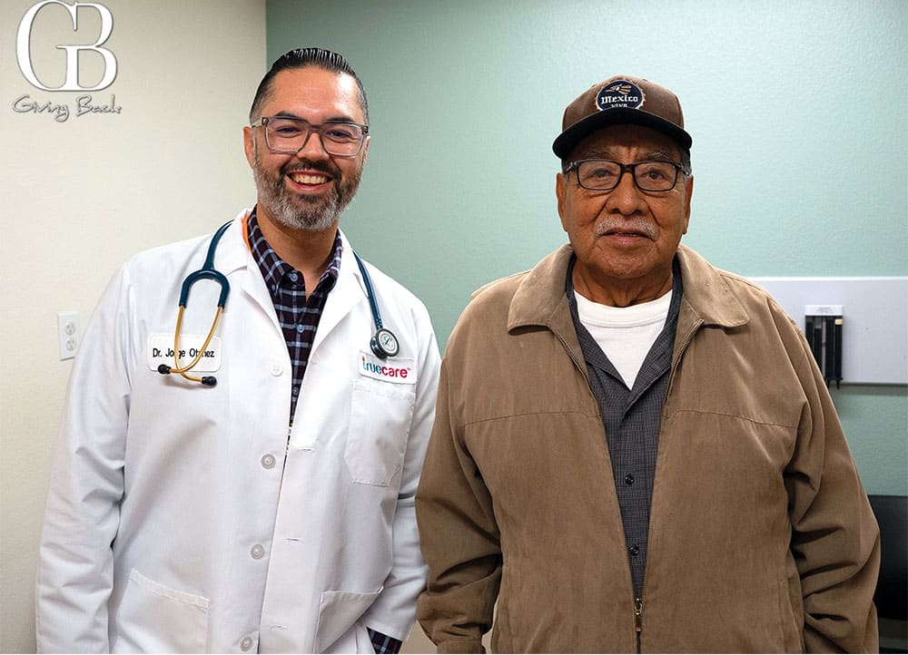 Dr-Jorge-Otanez-with-TrueCare-patient-Vicente-Guzman-who-found-a-renewed-sense-of-health-and-possibility-through-TrueCares-TrueWellness-program-- - GB Magazine Dr Jorge Otanez with TrueCare patient Vicente Guzman who found a renewed sense of health and possibility through TrueCares TrueWellness program
