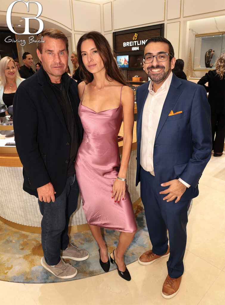 Jeremy and Vanessa McDonald with Danesh Derissi