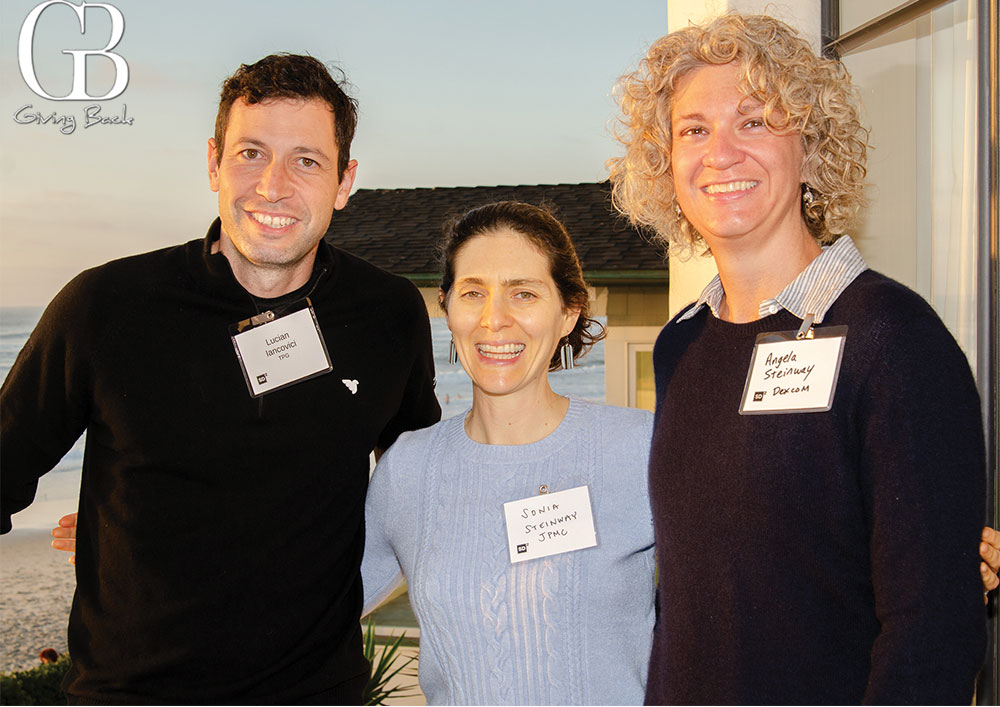 Lucien Iancobici with Sonia and Angela Steinway