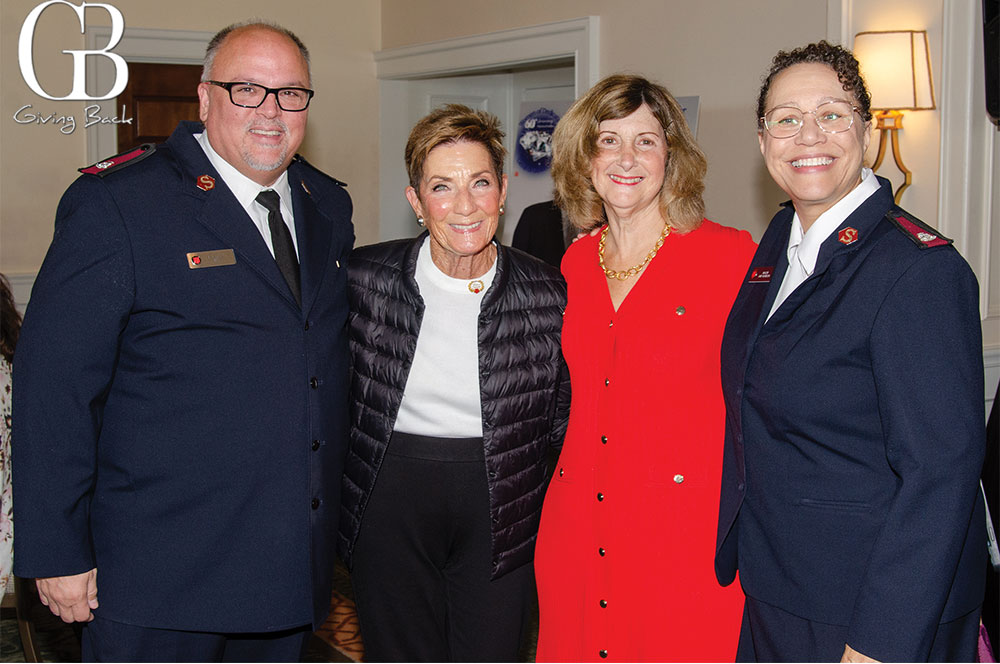 Major Rob Reardon Barbara Sperling Olga Worm and Major Amy Reardon