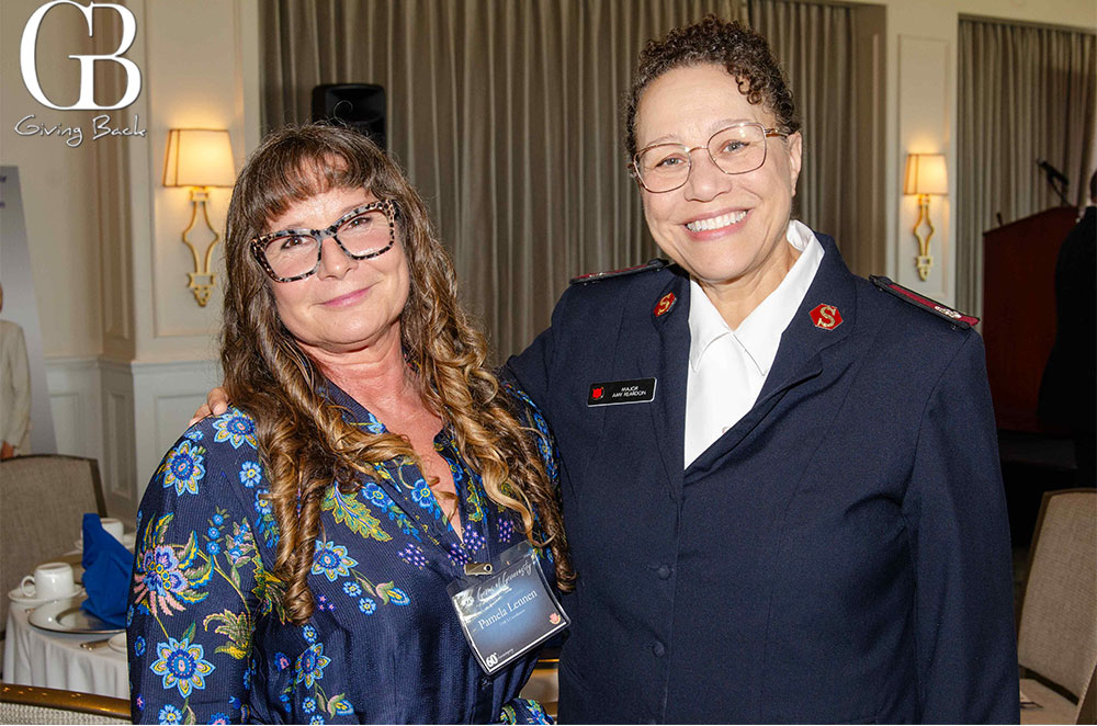 Pamela Lennen and Major Amy Reardon